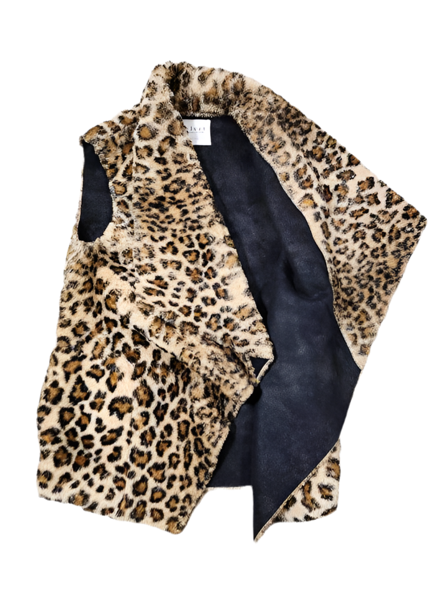 VELVET by GRAHAM & SPENCER WOMEN'S FAUX FUR VEST SIZE S