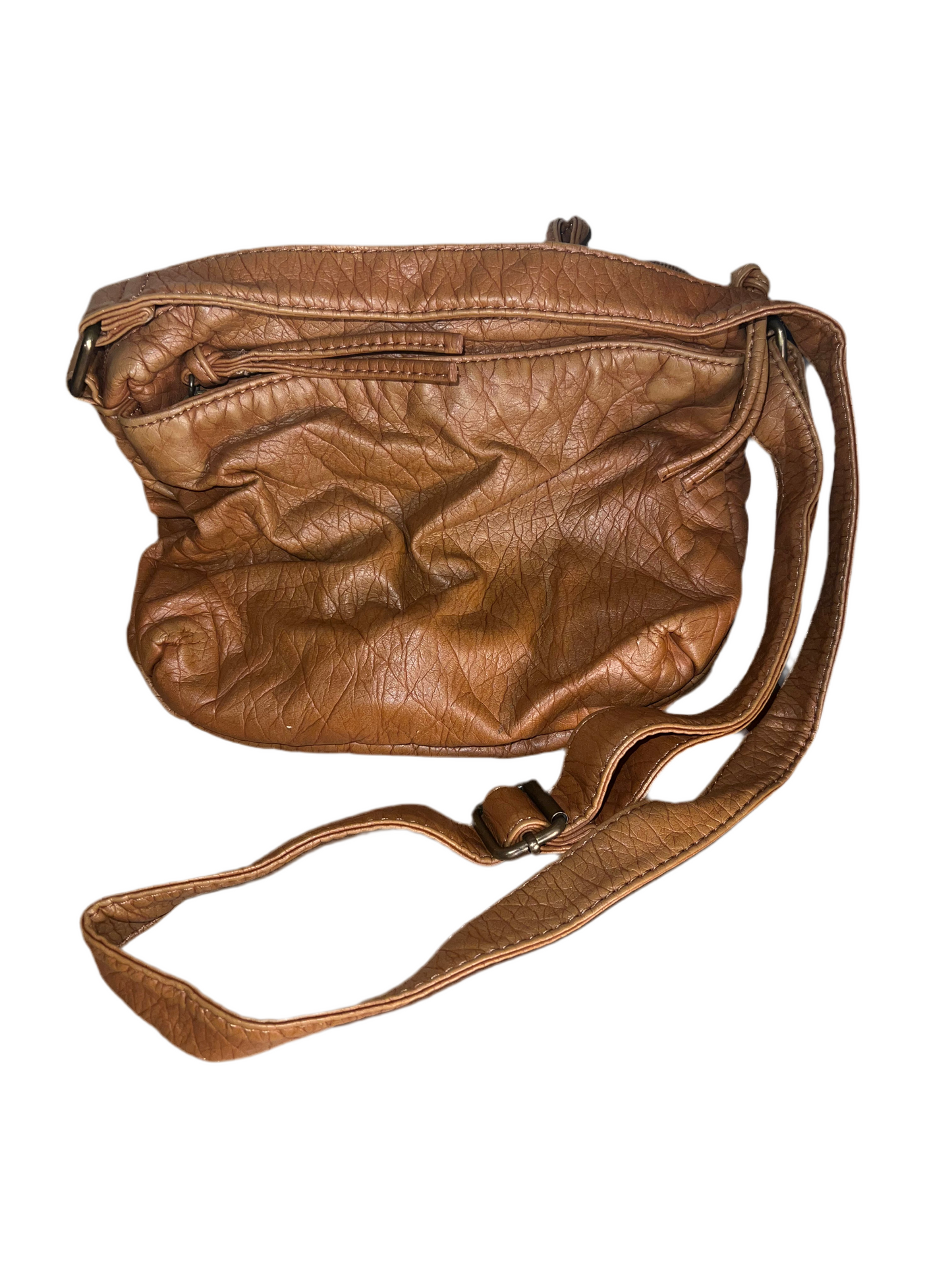 CAMEL COLORED CROSSBODY PURSE