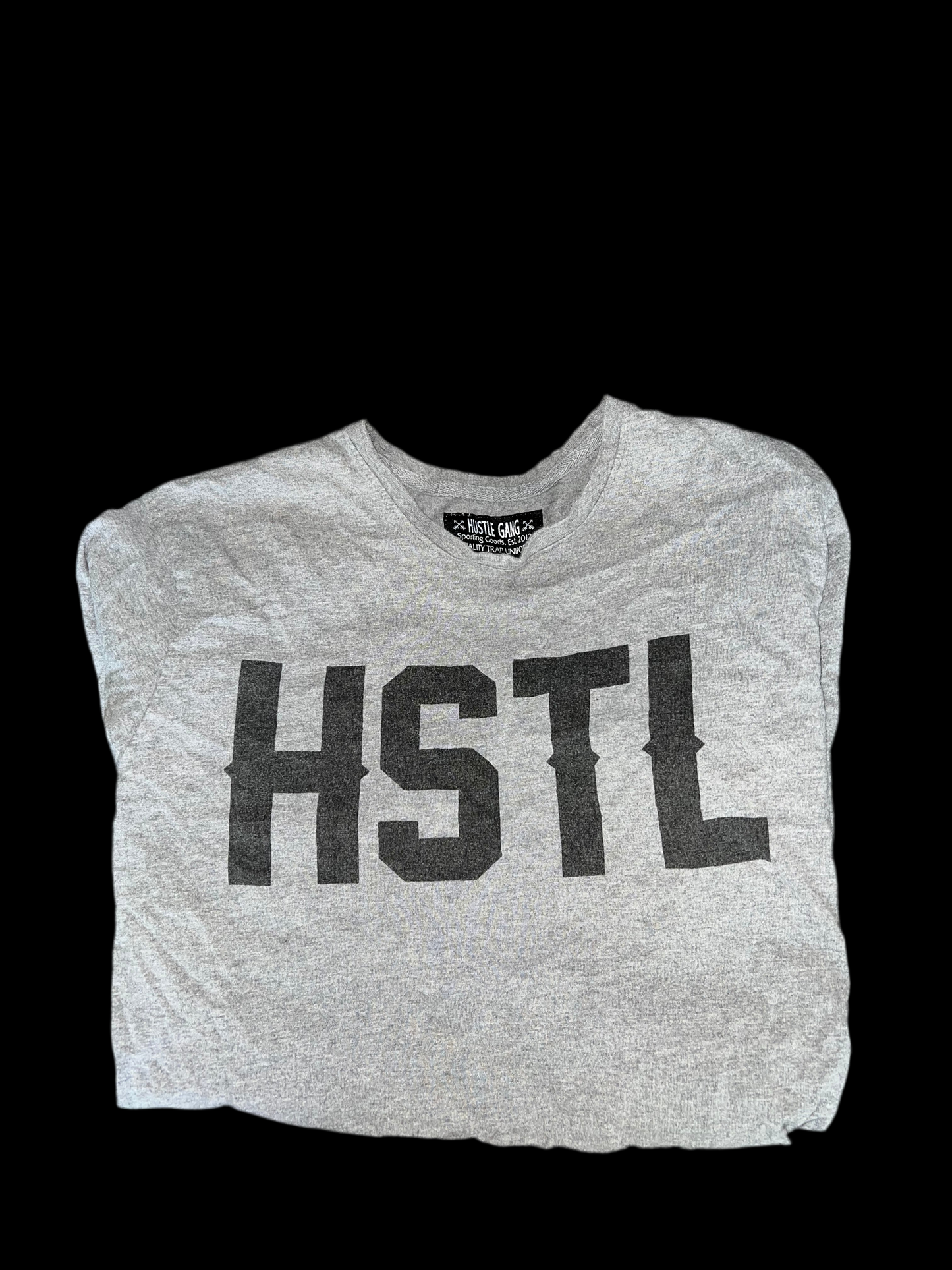 HUSTLE GANG LONG SLEEVE T-SHIRT MEN SIZE M