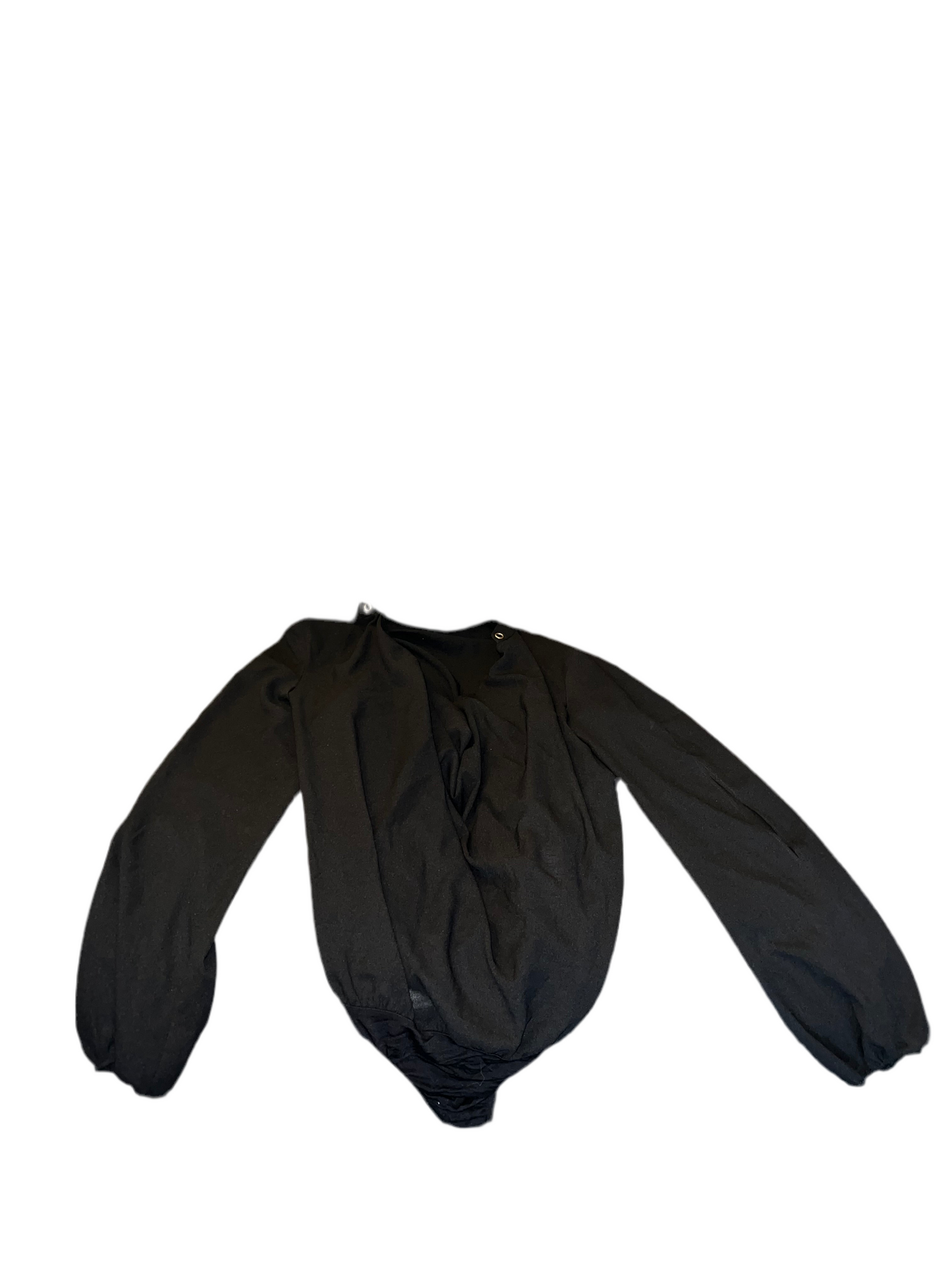 WOMEN LONG SLEEVE BODYSUIT BLOUSE SIZE M