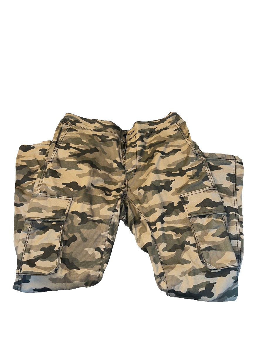 WOMEN H & M DIVIDED FATIGUE PANTS SIZE 34