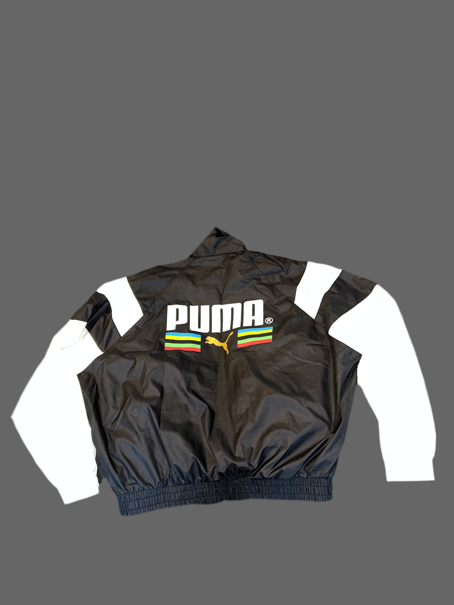 WOMEN PUMA NYLON ZIP UP JACKET SIZE S