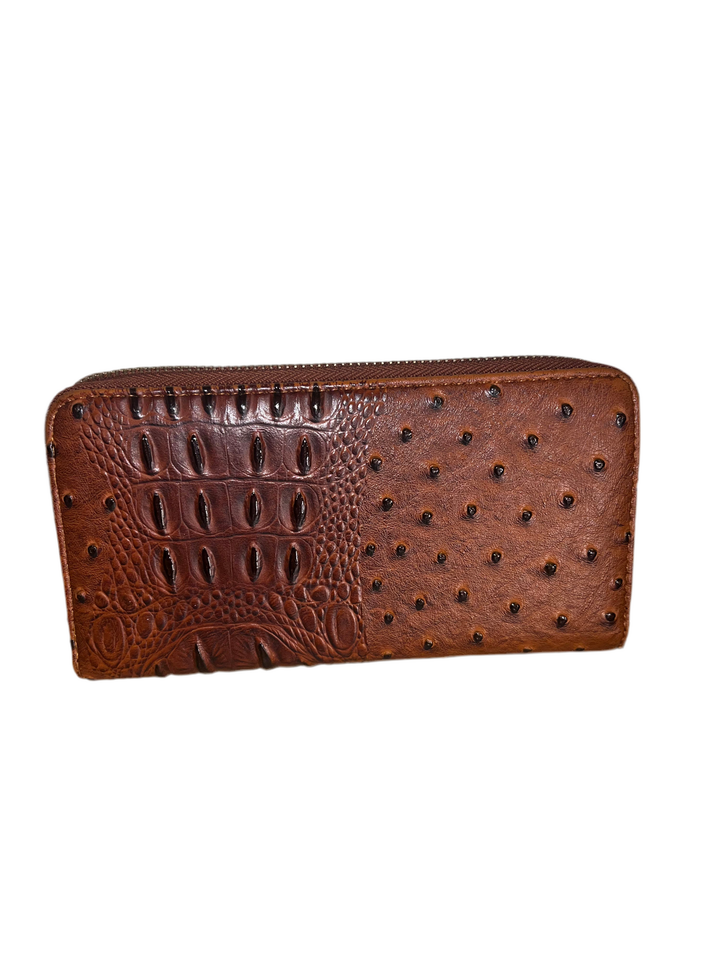 ALLIGATOR SKIN PURSE AND WALLET SET