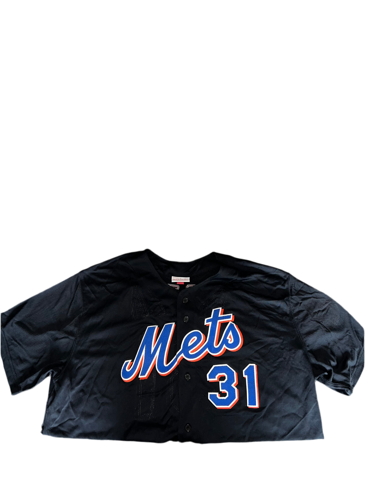 NEW YORK METS MIKE PIAZZA MITCHELL AND NESS JERSEY MEN SIZE 3X