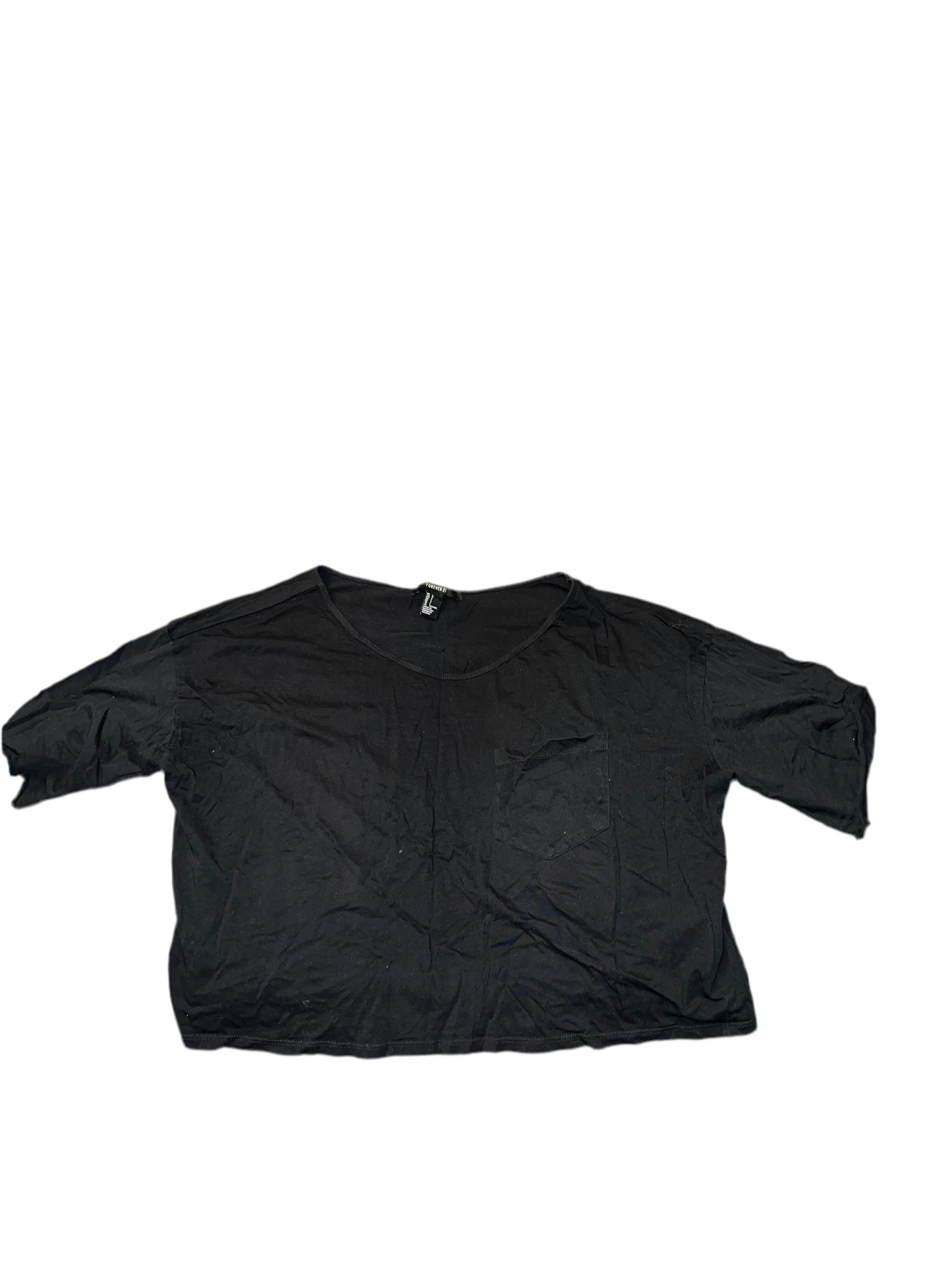 WOMEN FOREVER 21 HALF SHIRT SIZE L