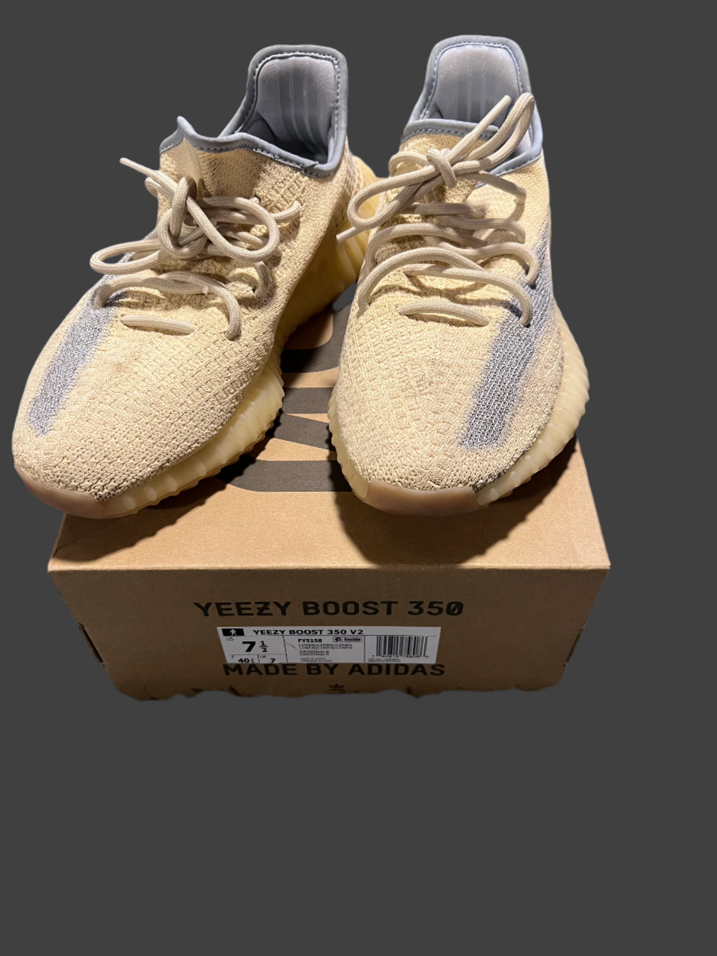 ADIDAS YEEZY BOOST 350 V2 LINEN SIZE 7 1/2