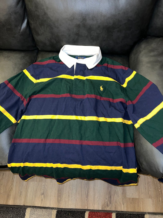 RALPH LAUREN MEN THE ICONIC RUGBY SHIRT SIZE L