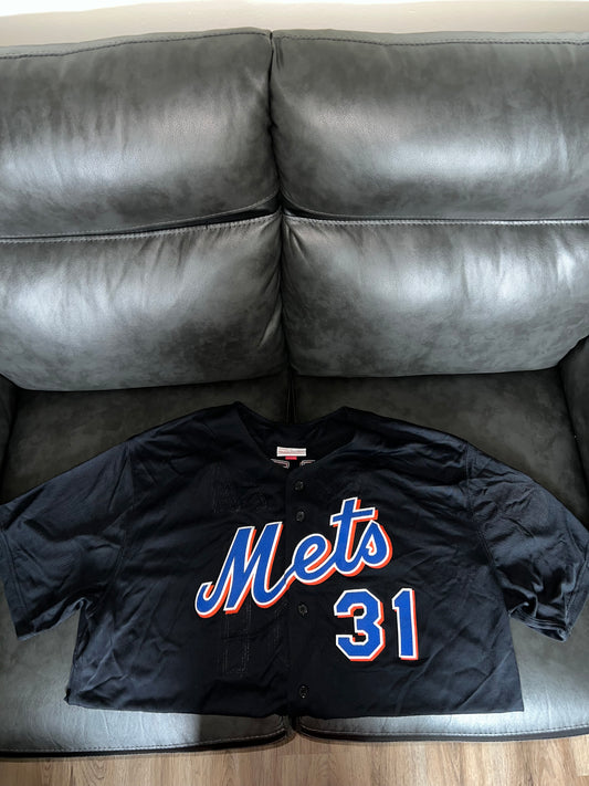 NEW YORK METS MIKE PIAZZA MITCHELL AND NESS JERSEY MEN SIZE 3X