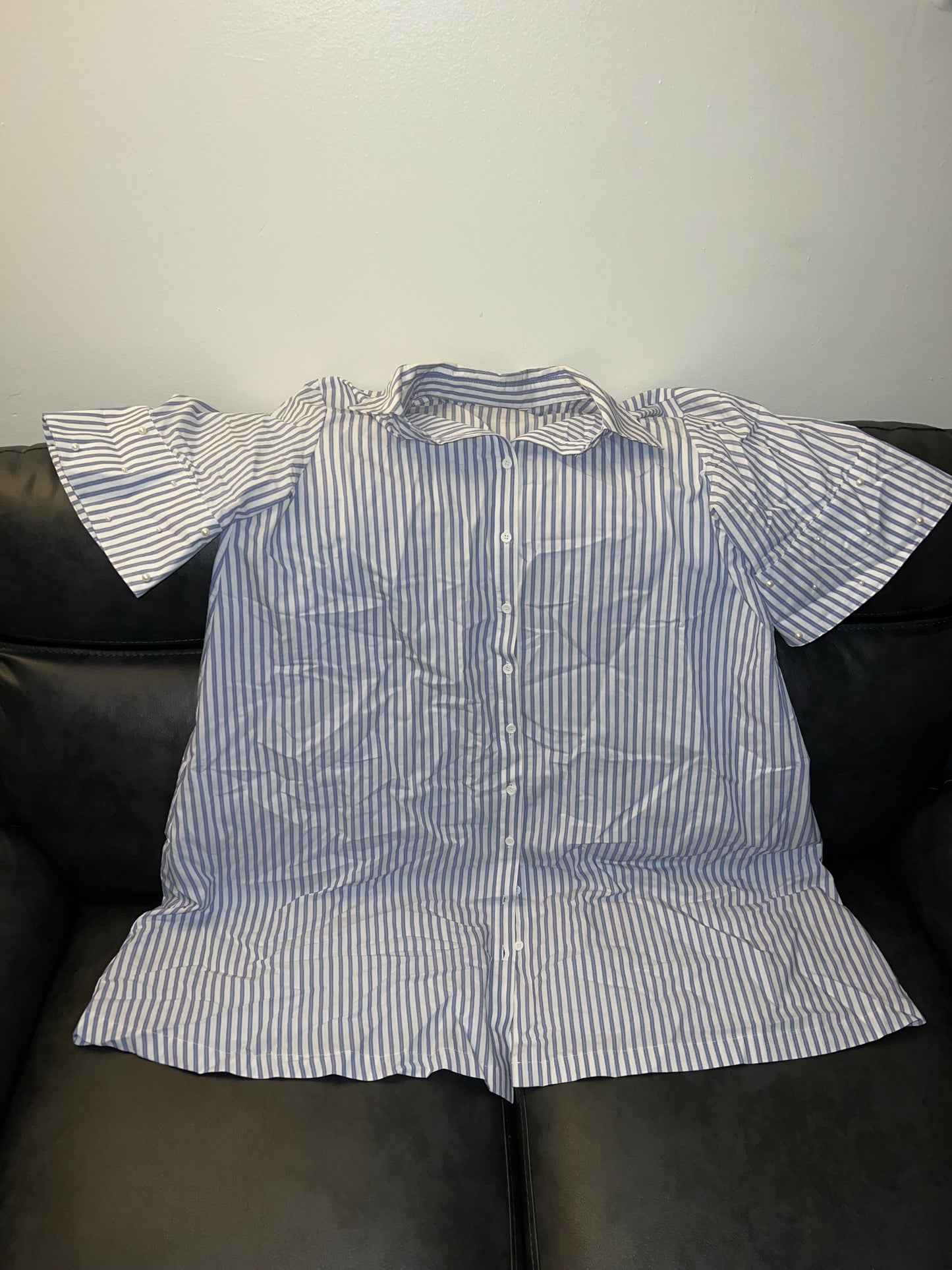 HOPE & HARLOW BUTTON UP SHIRT DRESS WOMEN SIZE 16