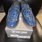 STACY ADAMS BELLUCCI MEN'S BLUE SLIP ON SHOE SIZE 10