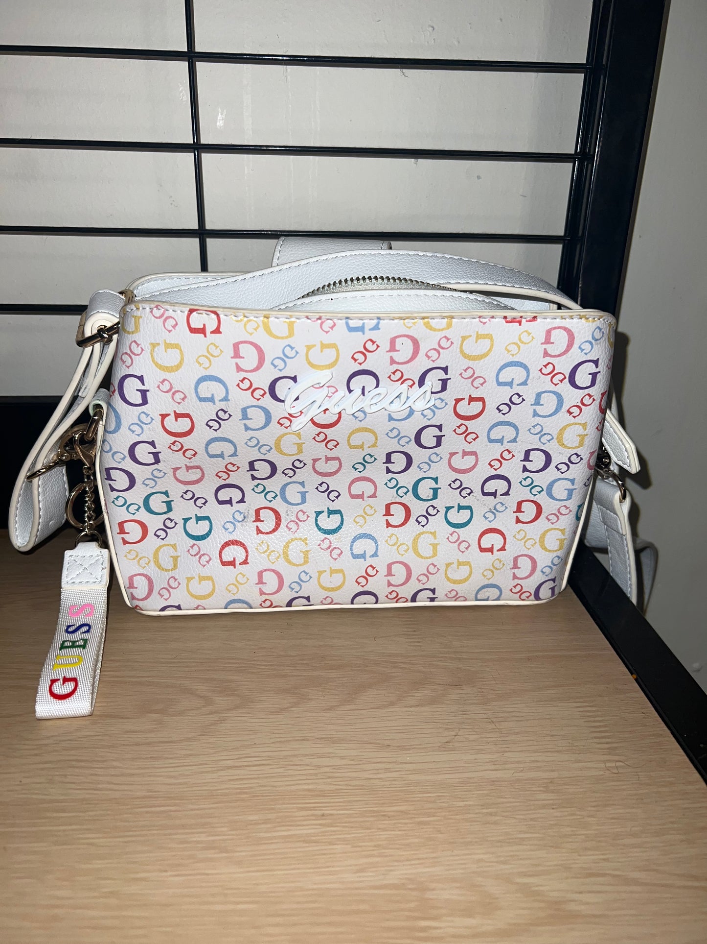 GUESS MCKINNEY LOGO CROSSBODY PURSE